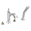 T4756-LHP Dorval Delta Dorval Roman Tub with Hand Shower Trim-Less Handles, Chrome