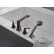 T4764-RB Ashlyn Delta Ashlyn Roman Tub with Hand Shower Trim, Venetian Bronze
