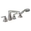 T4764-SS Ashlyn Delta Ashlyn Roman Tub with Hand Shower Trim, Stainless