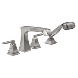 T4764-SS Ashlyn Delta Ashlyn Roman Tub with Hand Shower Trim, Stainless