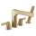 T4774-CZ Zura Delta Zura 4-hole Roman Tub with Handshower Trim, Champagne Bronze