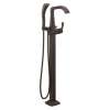T4776-RBFL Stryke Delta Stryke Single Handle Floor Mount Tub Filler Trim, Venetian Bronze