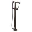 T4776-RBFL Stryke Delta Stryke Single Handle Floor Mount Tub Filler Trim, Venetian Bronze