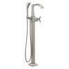 T47766-SSFL Stryke Delta Stryke Single Handle Floor Mount Tub Filler Trim, Stainless