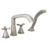 T47766-SS Stryke Delta Stryke Four Hole Roman Tub Trim, Stainless