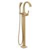 T4777-CZFL Stryke Delta Stryke Single Handle Floor Mount Tub Filler Trim, Champagne Bronze