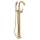 T4777-CZFL Stryke Delta Stryke Single Handle Floor Mount Tub Filler Trim, Champagne Bronze