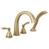 T4777-CZ Stryke Delta Stryke Four Hole Roman Tub Trim, Champagne Bronze