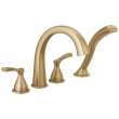 T4777-CZ Stryke Delta Stryke Four Hole Roman Tub Trim, Champagne Bronze