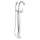 T4777-FL Stryke Delta Stryke Single Handle Floor Mount Tub Filler Trim, Chrome