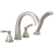T4777-SS Stryke Delta Stryke Four Hole Roman Tub Trim, Stainless