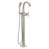 T47776-SSFL Stryke Delta Stryke Single Handle Floor Mount Tub Filler Trim, Stainless