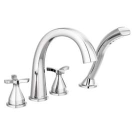 T47776 Stryke Delta Stryke Four Hole Roman Tub Trim