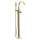 T4788-CZ-PR-LHP-FL Tetra Delta Tetra Floor Mount Tub Filler Trim, Lumicoat Champagne Bronze