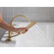 T4788-CZ-PR-LHP Tetra Delta Tetra Roman Tub Trim with Hand Shower, Lumicoat Champagne Bronze