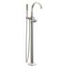 T4788-SS-PR-LHP-FL Tetra Delta Tetra Floor Mount Tub Filler Trim, Lumicoat Stainless