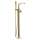 T4789-CZ-PR-LHP-FL Tetra Delta Tetra Floor Mount Tub Filler Trim, Lumicoat Champagne Bronze