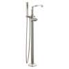 T4789-SS-PR-LHP-FL Tetra Delta Tetra Floor Mount Tub Filler Trim, Lumicoat Stainless