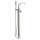 T4789-SS-PR-LHP-FL Tetra Delta Tetra Floor Mount Tub Filler Trim, Lumicoat Stainless