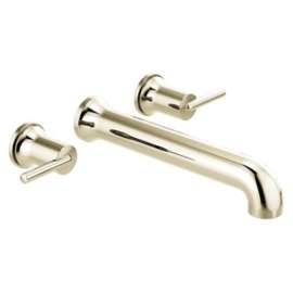 T5759-PNWL Trinsic Delta Trinsic Wall Mounted Tub Filler, Polished Nickel