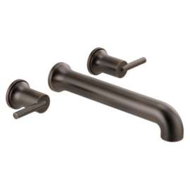 T5759-RBWL Trinsic Delta Trinsic Wall Mounted Tub Filler, Venetian Bronze