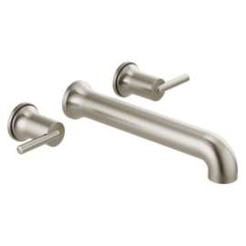 T5759-SSWL Trinsic Delta Trinsic Wall Mounted Tub Filler, Stainless