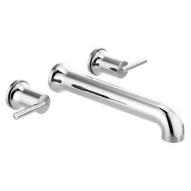 T5759-WL Trinsic Delta Trinsic Wall Mounted Tub Filler, Chrome
