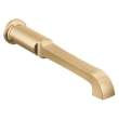 T5789-CZ-PR-LHP-WL Tetra Delta Tetra Wall Mount Tub Filler Trim, Lumicoat Champagne Bronze