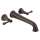 T5797-RBWL Cassidy Delta Cassidy Wall Mounted Tub Filler, Venetian Bronze