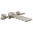 T5799-SS-PR-WL Pivotal Delta Pivotal Wall Mount Tub Filler Trim, Lumicoat Stainless