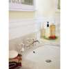 Two Cross Bath Faucet / Bidet Handle Kit in Brilliance Polished Nickel