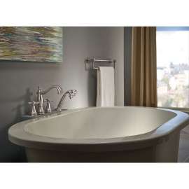 Two Cross Bath Roman Tub Handle Kit in Brilliance Stainless