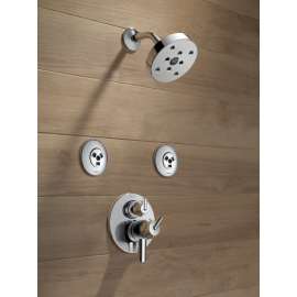 T27859-RB Trinsic Valve Trim with 3-Setting Integrated Diverter in Venetian Bronze