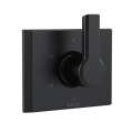 T11999-BL Pivotal 6-Setting 3-Port Diverter Trim in Matte Black
