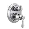 T24897 Cassidy Valve Trim with 3-Setting Integrated Diverter in Chrome