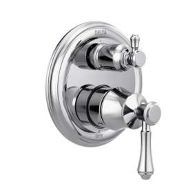 T24897 Cassidy Valve Trim with 3-Setting Integrated Diverter in Chrome
