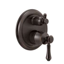 Cassidy Valve Trim with 3-Setting Integrated Diverter in Venetian Bronze