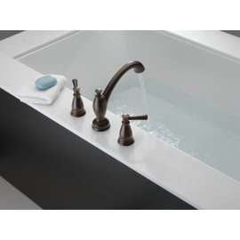 Linden Traditional Roman Tub Trim in Venetian Bronze
