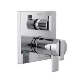Ara Valve Trim with 3-Setting Integrated Diverter in Chrome