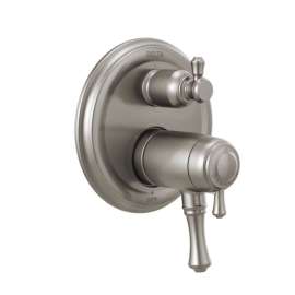 T27T897-SS Cassidy Valve Trim with 3-Setting Integrated Diverter in Stainless