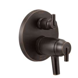 Trinsic Valve Trim with 6-Setting Integrated Diverter in Venetian Bronze
