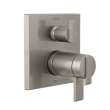Delta Ara(R): Angular Modern TempAssure(R) 17T Series Valve Trim with 6-Setting Integrated Diverter, T27T967-SS