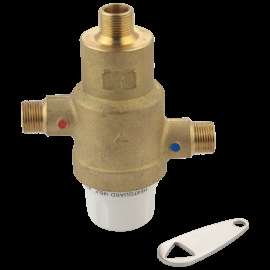 Commercial Instit Parts: Thermostatic Mixing Valve 3/8 In Compression (#8 LF Box), 063136A