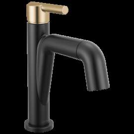 Delta Nicoli(R): Single Handle Pull-Down Bathroom Faucet, 15849LF-GZPD