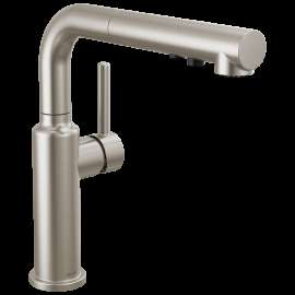 Delta Daneri(TM): Single Handle Pull-Out Kitchen Faucet, 16879-SS-DST
