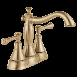 Delta Cassidy(R): Two Handle Centerset Bathroom Faucet - Metal Pop-Up, 2597LF-CZMPU