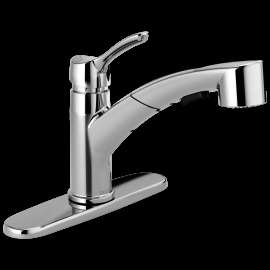 Delta Collins(TM): Single Handle Pull-Out Kitchen Faucet, 4140-DST