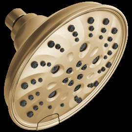 Delta Universal Showering Components: H2OKinetic(R) 5-Setting Traditional Raincan Shower Head, 52669-CZ-PR