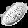 Delta Universal Showering Components: H2OKinetic(R) 3-Setting Raincan Shower Head, 52686