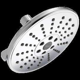 Delta Universal Showering Components: H2OKinetic(R) 3-Setting Raincan Shower Head, 52688-PR